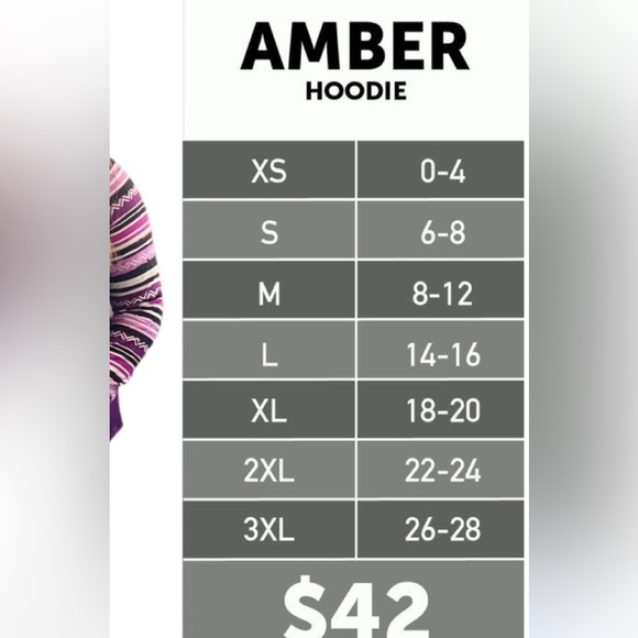 LuLaRoe Amber lightweight gray  hoodie NEW with tags - Picture 9 of 9